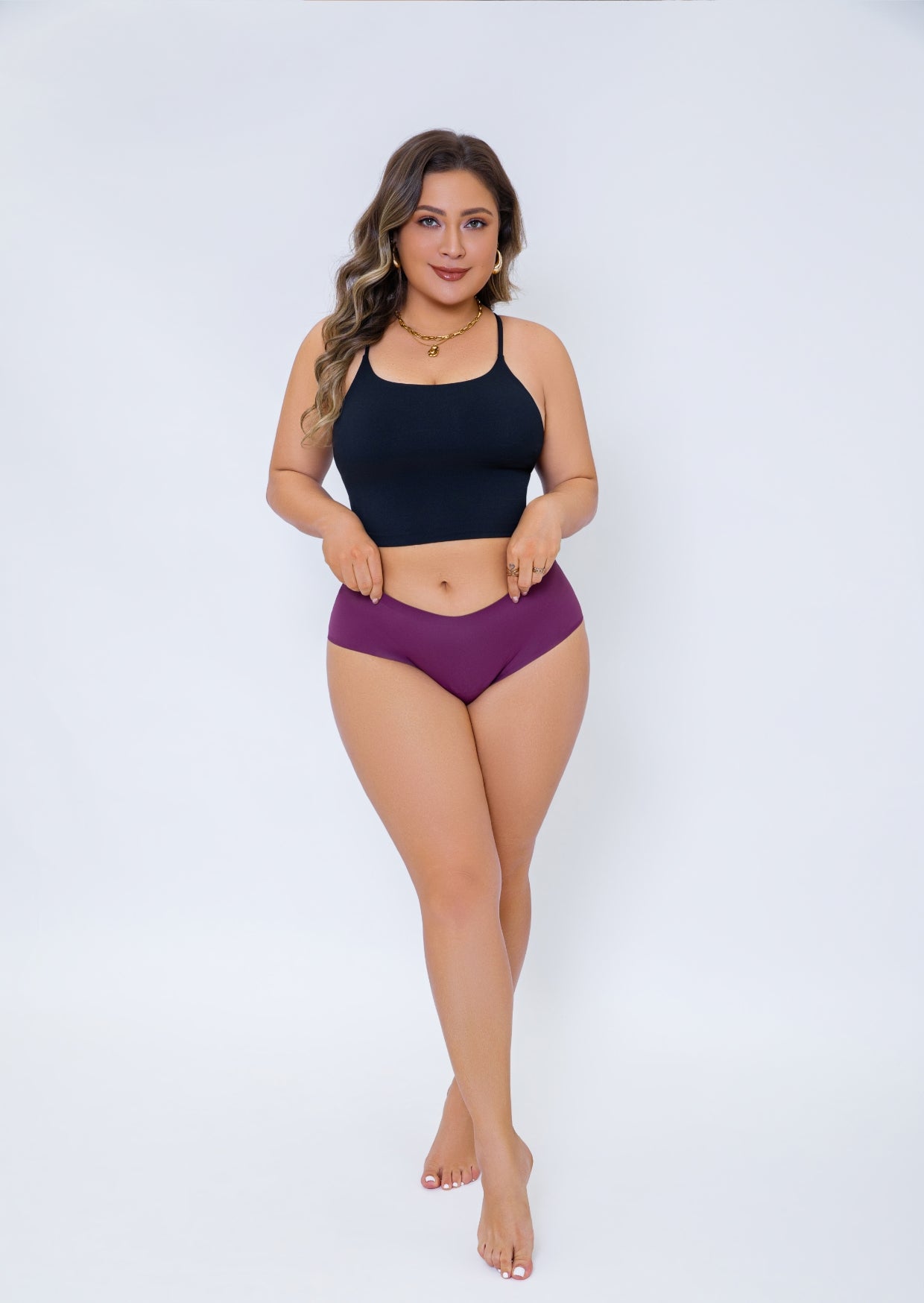 High-Waisted Seamless Briefs