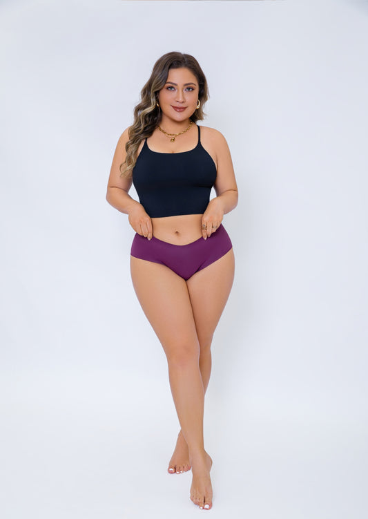 High-Waisted Seamless Briefs