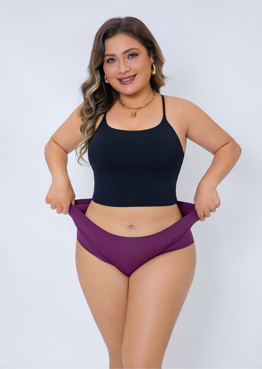 High-Waisted Seamless Briefs