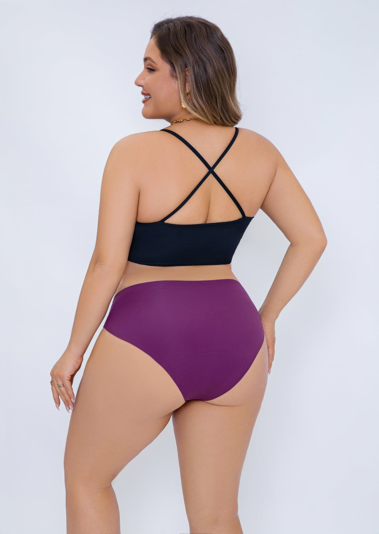 Women Mid Rise Seamless Leakproof Brief 3-Pack
